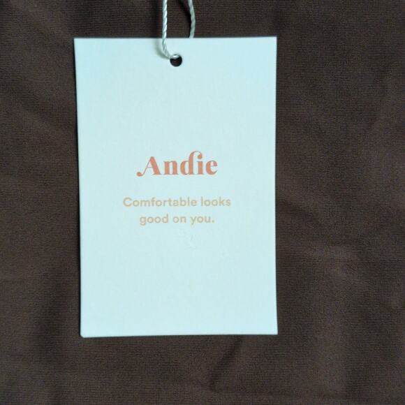 Andie Luna One Piece Espresso (Brown) Swimwear Bathing Suit Size S New - Picture 6 of 8